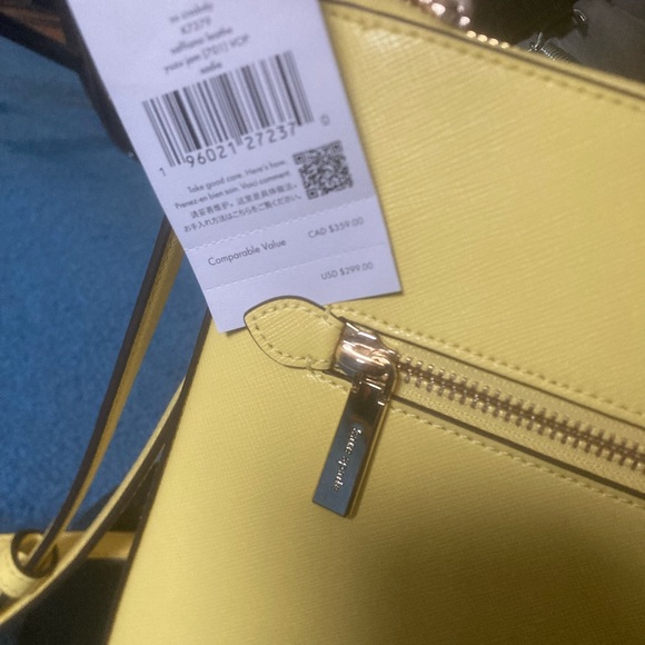 Kate Spade NWT Yellow Purse - Picture 6 of 6